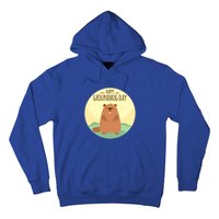 Happy Groundhog Day Gift Marmot Forecast For Spring Or Winter Gift Hoodie