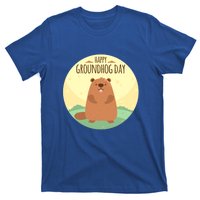 Happy Groundhog Day Gift Marmot Forecast For Spring Or Winter Gift T-Shirt