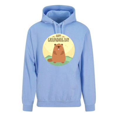 Happy Groundhog Day Gift Marmot Forecast For Spring Or Winter Gift Unisex Surf Hoodie