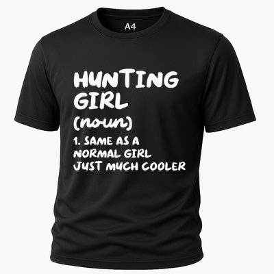 Hunting Girl Definition Funny Cooling Performance Crew T-Shirt