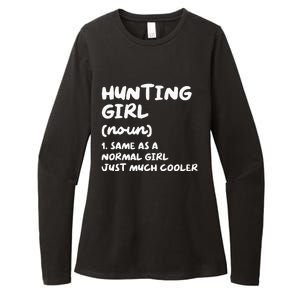 Hunting Girl Definition Funny Womens CVC Long Sleeve Shirt