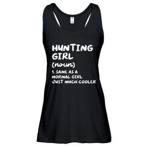 Hunting Girl Definition Funny Ladies Essential Flowy Tank