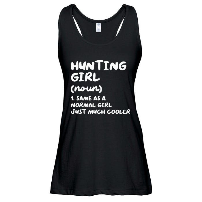 Hunting Girl Definition Funny Ladies Essential Flowy Tank