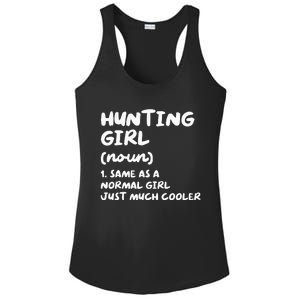 Hunting Girl Definition Funny Ladies PosiCharge Competitor Racerback Tank