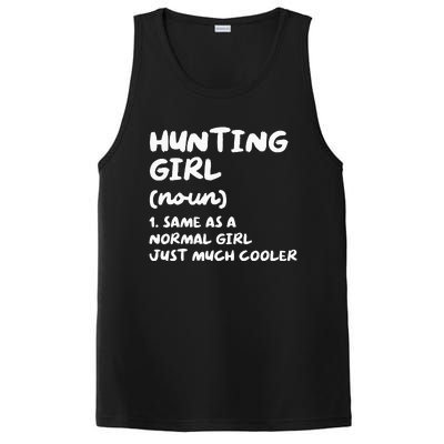 Hunting Girl Definition Funny PosiCharge Competitor Tank