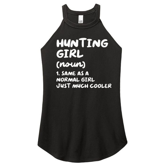 Hunting Girl Definition Funny Women's Perfect Tri Rocker Tank