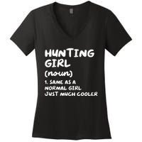 Hunting Girl Definition Funny Women's V-Neck T-Shirt