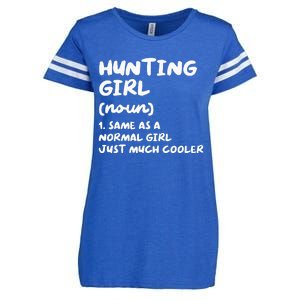 Hunting Girl Definition Funny Enza Ladies Jersey Football T-Shirt