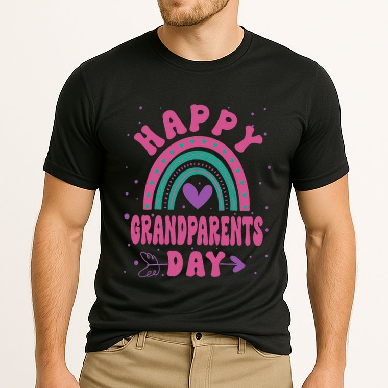 Happy Grandparents Day Funny Grandparents Day Gift Cooling Performance Crew T-Shirt