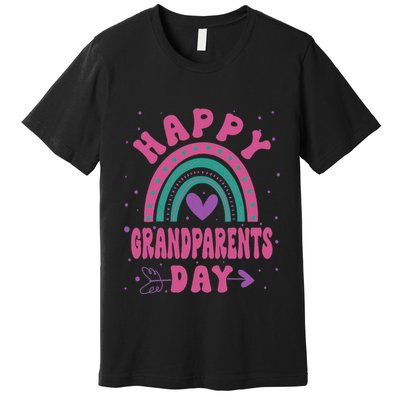 Happy Grandparents Day Funny Grandparents Day Gift Premium T-Shirt