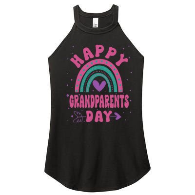 Happy Grandparents Day Funny Grandparents Day Gift Women’s Perfect Tri Rocker Tank