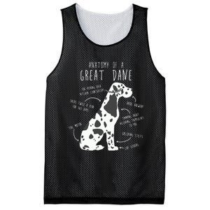 Harlequin Great Dane Dog Anatomy Funny Pet Mom Cute Dog Dad Mesh Reversible Basketball Jersey Tank