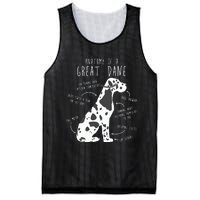 Harlequin Great Dane Dog Anatomy Funny Pet Mom Cute Dog Dad Mesh Reversible Basketball Jersey Tank