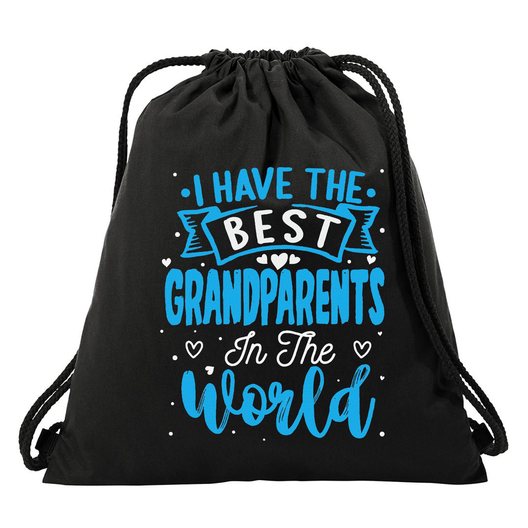Happy Grandparents Day Funny Grandparents Day Gift Drawstring Bag