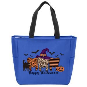 Halloween Ghost Dental Squad Costume Trick Or Teeth Denstist Gift Zip Tote Bag