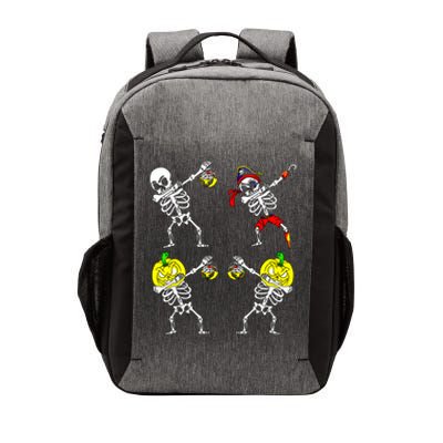 Halloween Gift Dancing Skeletons Pumpkin Pirate Dab Gift Vector Backpack