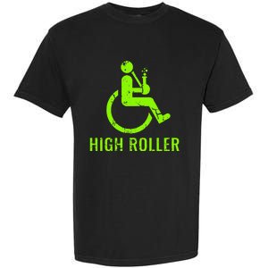 Handicap Gift Disabled Ampu Humor Wheelchair Garment-Dyed Heavyweight T-Shirt