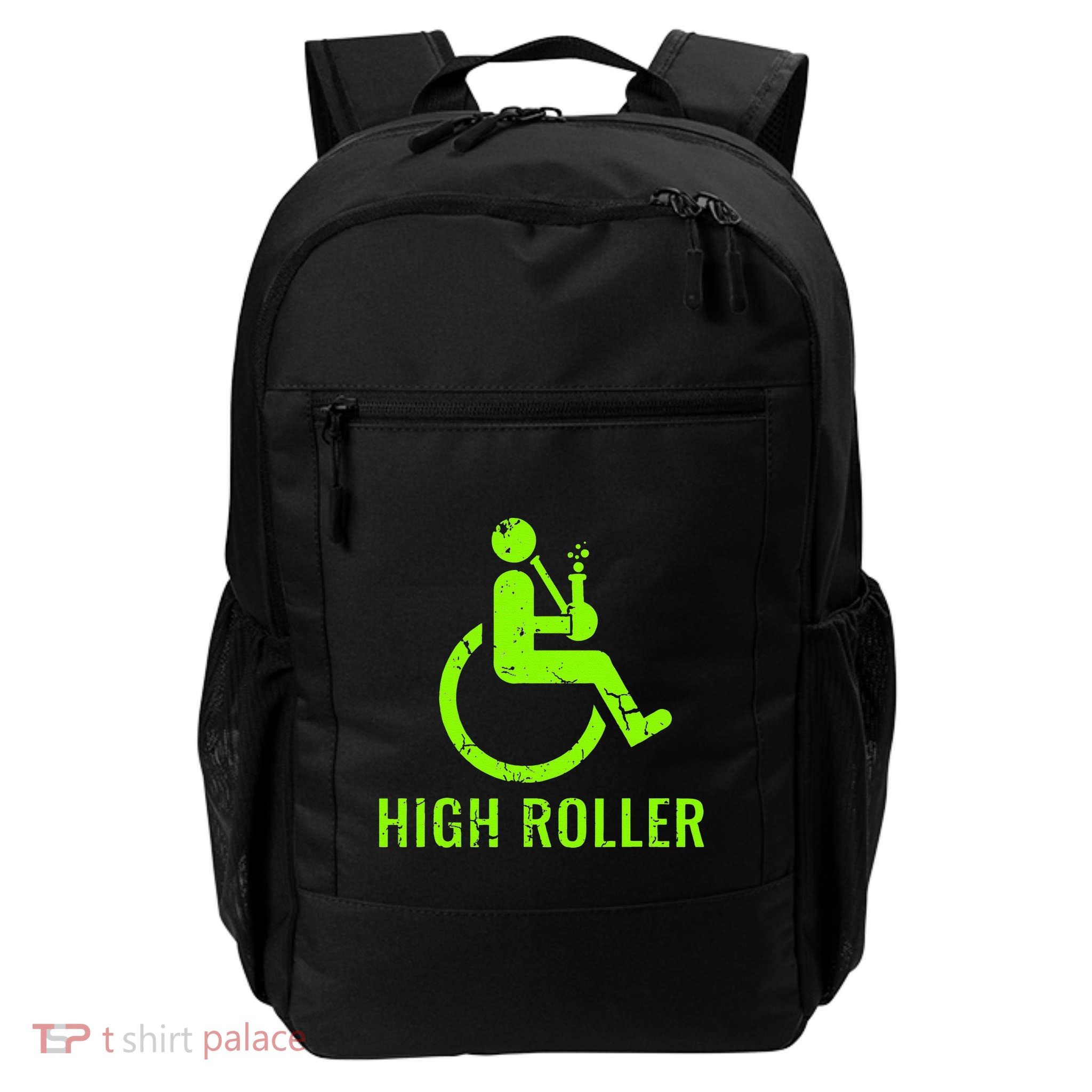 Handicap Gift Disabled Ampu Humor Wheelchair Daily Commute Backpack