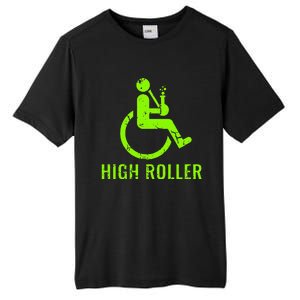 Handicap Gift Disabled Ampu Humor Wheelchair Tall Fusion ChromaSoft Performance T-Shirt