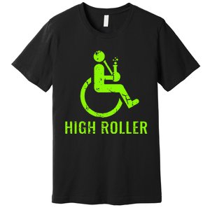 Handicap Gift Disabled Ampu Humor Wheelchair Premium T-Shirt