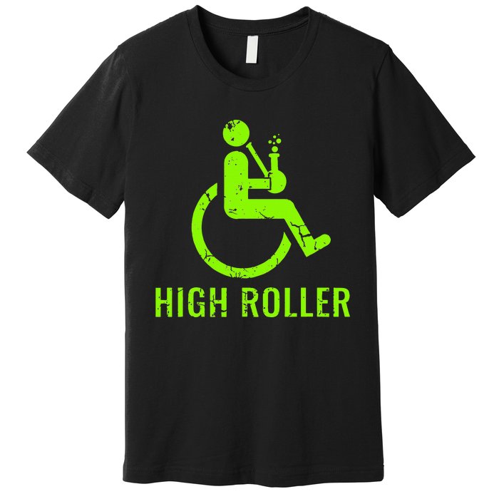 Handicap Gift Disabled Ampu Humor Wheelchair Premium T-Shirt