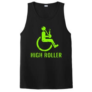 Handicap Gift Disabled Ampu Humor Wheelchair PosiCharge Competitor Tank