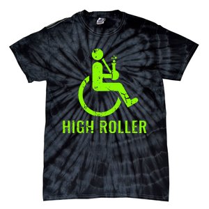 Handicap Gift Disabled Ampu Humor Wheelchair Tie-Dye T-Shirt