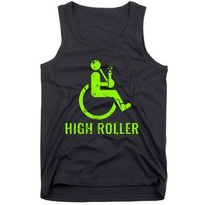 Handicap Gift Disabled Ampu Humor Wheelchair Tank Top