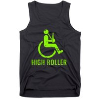 Handicap Gift Disabled Ampu Humor Wheelchair Tank Top