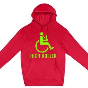 Handicap Gift Disabled Ampu Humor Wheelchair Premium Pullover Hoodie