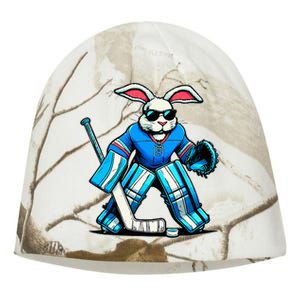 Hockey Goalie Easter Bunny Eggs Kati - Camo Knit Beanie