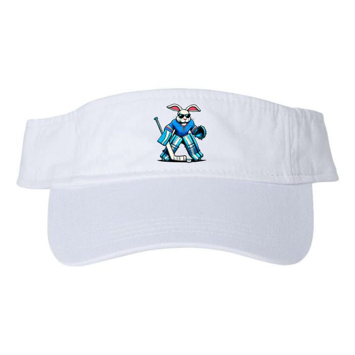 Hockey Goalie Easter Bunny Eggs Valucap Bio-Washed Visor