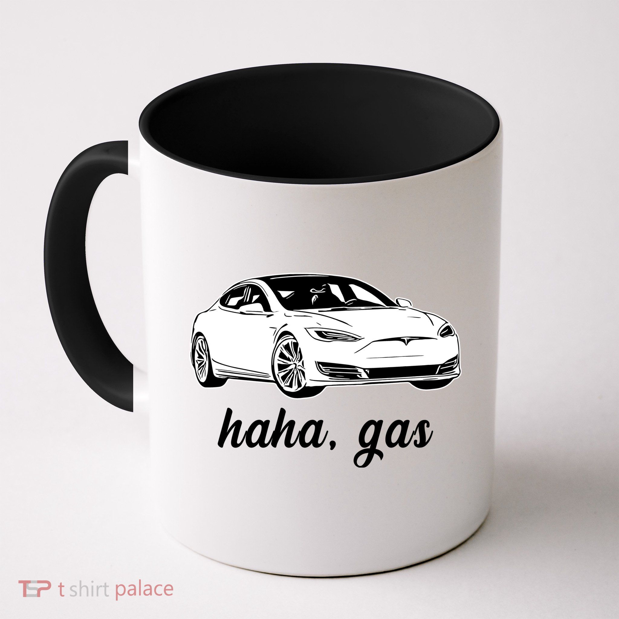 Haha Gas Electric Car Mug