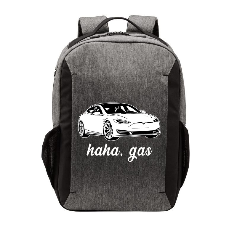 Haha Gas Electric Car Vector Backpack