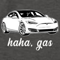 Haha Gas Electric Car Vector Backpack