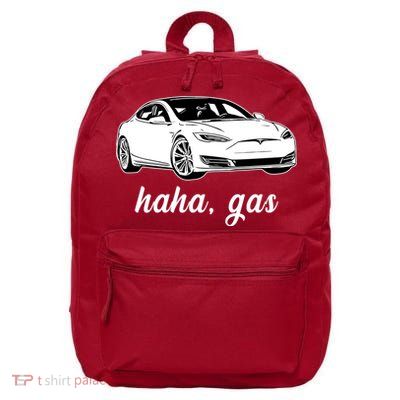 Haha Gas Electric Car 16 in Basic Backpack