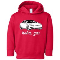 Haha Gas Electric Car Toddler Hoodie