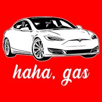 Haha Gas Electric Car Zip Tote Bag