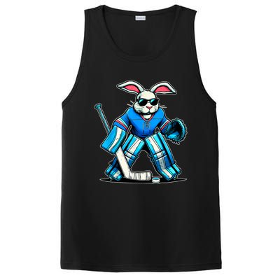 Hockey Goalie Easter Bunny Eggs PosiCharge Competitor Tank