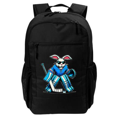 Hockey Goalie Easter Bunny Eggs Backpack