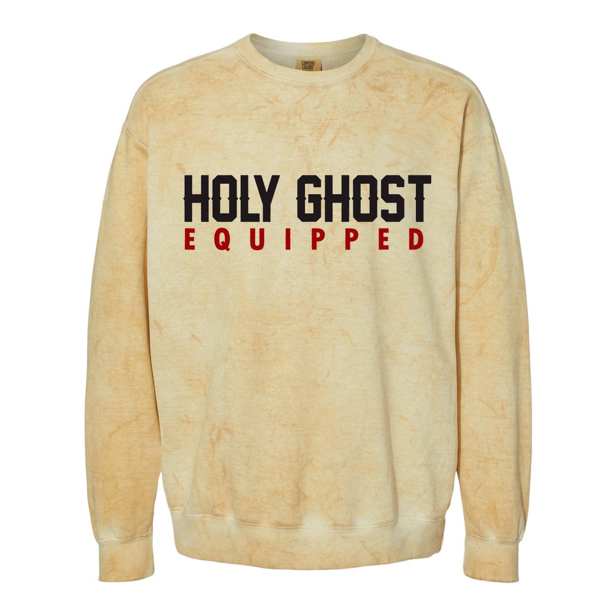 Holy Ghost Equipped Colorblast Crewneck Sweatshirt