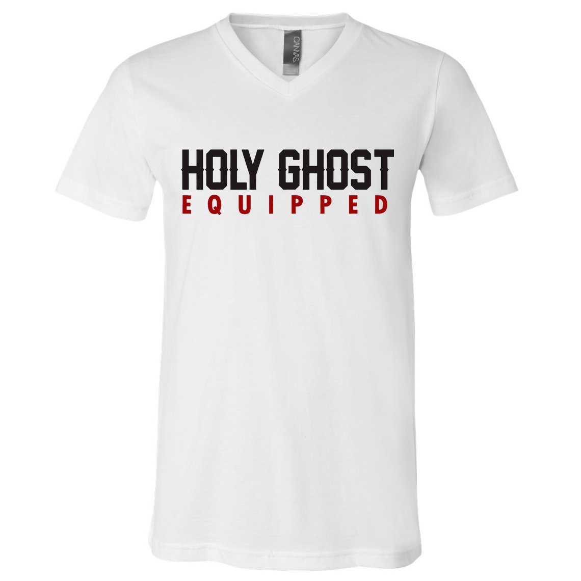 Holy Ghost Equipped V-Neck T-Shirt