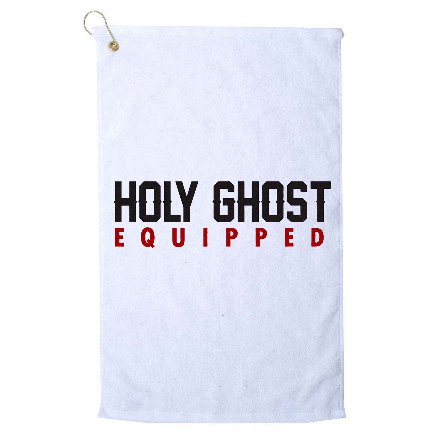 Holy Ghost Equipped Golf Towel