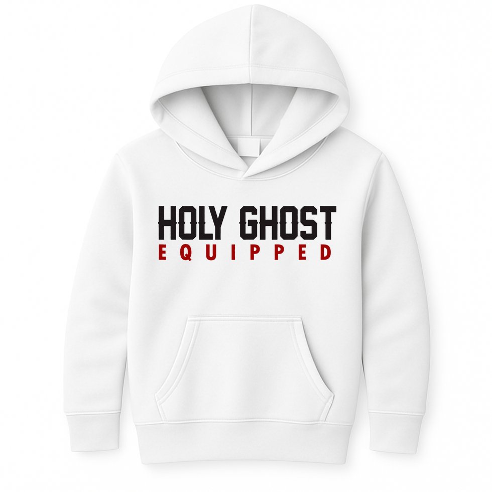 Holy Ghost Equipped Kids Hoodie
