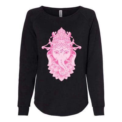 Hindu Ganesh Elephant Yoga Gift Womens California Wash Sweatshirt