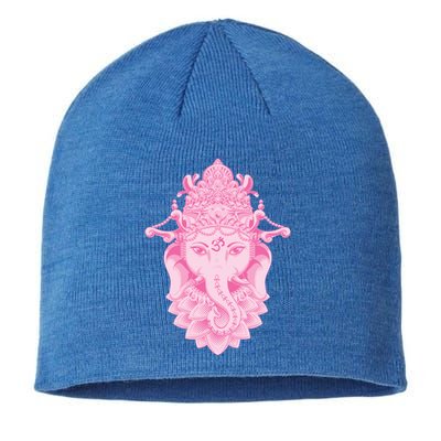 Hindu Ganesh Elephant Yoga Gift Sustainable Beanie