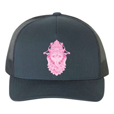 Hindu Ganesh Elephant Yoga Gift Yupoong Adult 5-Panel Trucker Hat