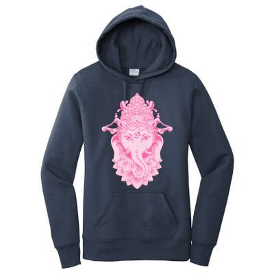 Hindu Ganesh Elephant Yoga Gift Women's Pullover Hoodie