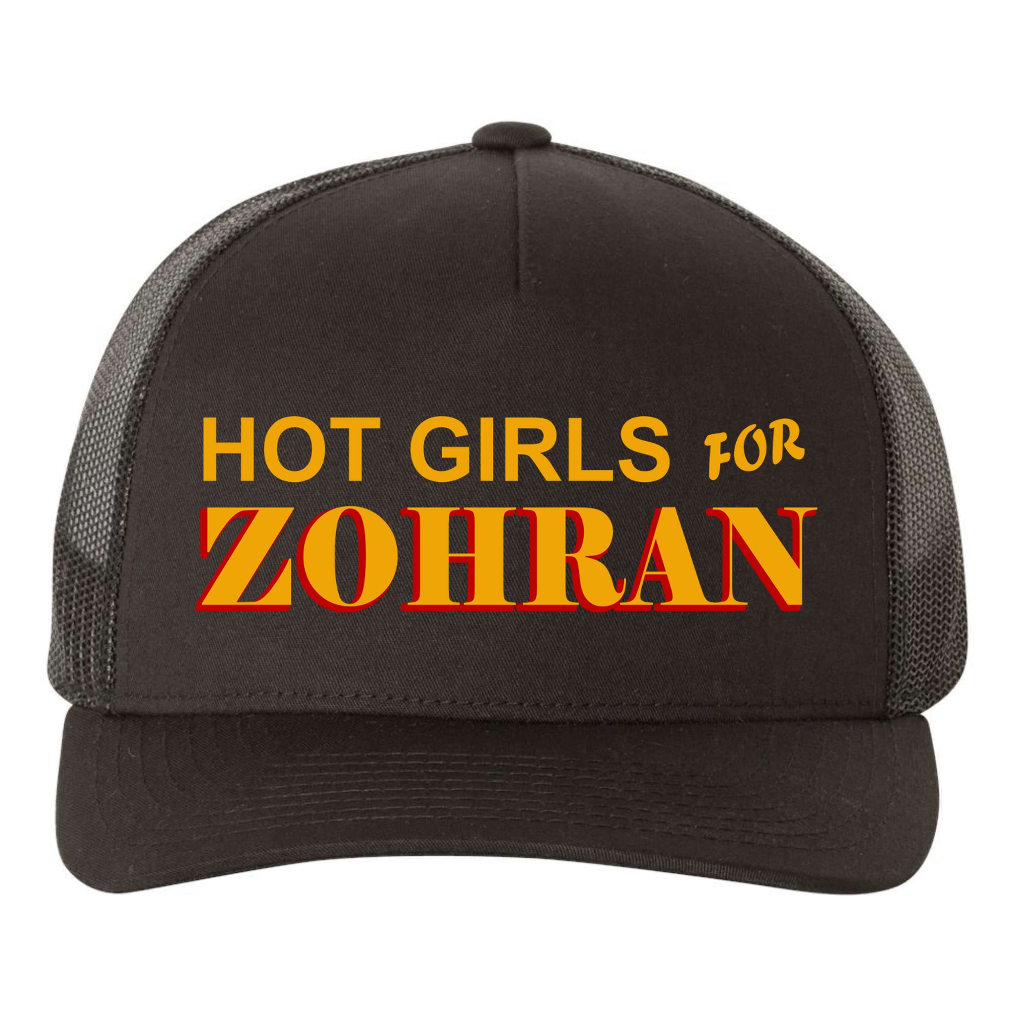 Hot Girls For Zohran Yupoong Adult 5-Panel Trucker Hat
