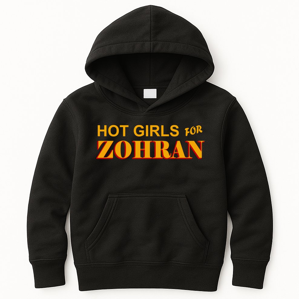Hot Girls For Zohran Kids Hoodie